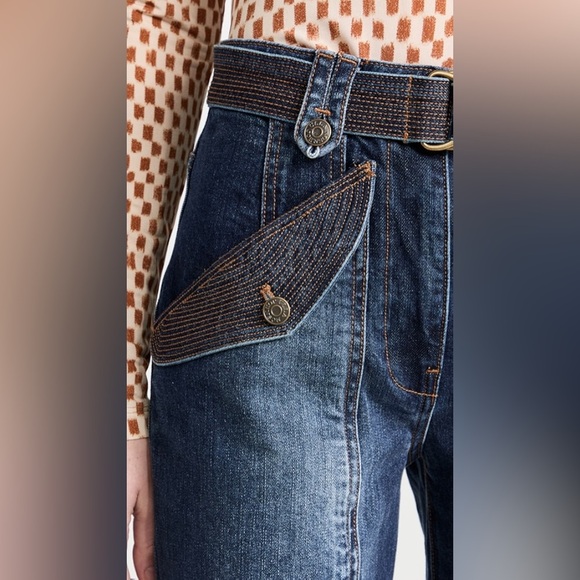 Ulla Johnson Waverly Jeans in Dark Wash - Picture 13 of 16